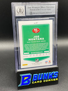 2021 Joe Montana Auto. Beckett Auto. 10 (Box B56)