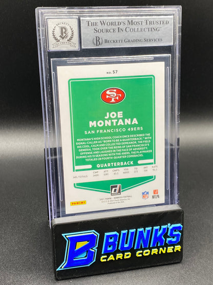 2021 Joe Montana Auto. Beckett Auto. 10 (Box B56)
