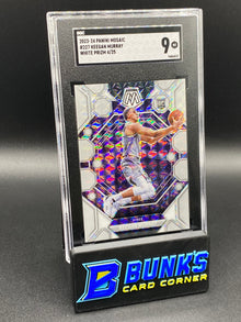 2023-24 Keegan Murray White Prizm RC SGC 9 (Box B56)