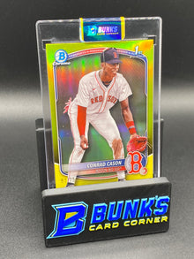2025 Conrad Cason Yellow 1st Bowman Chrome SP (Box B56)