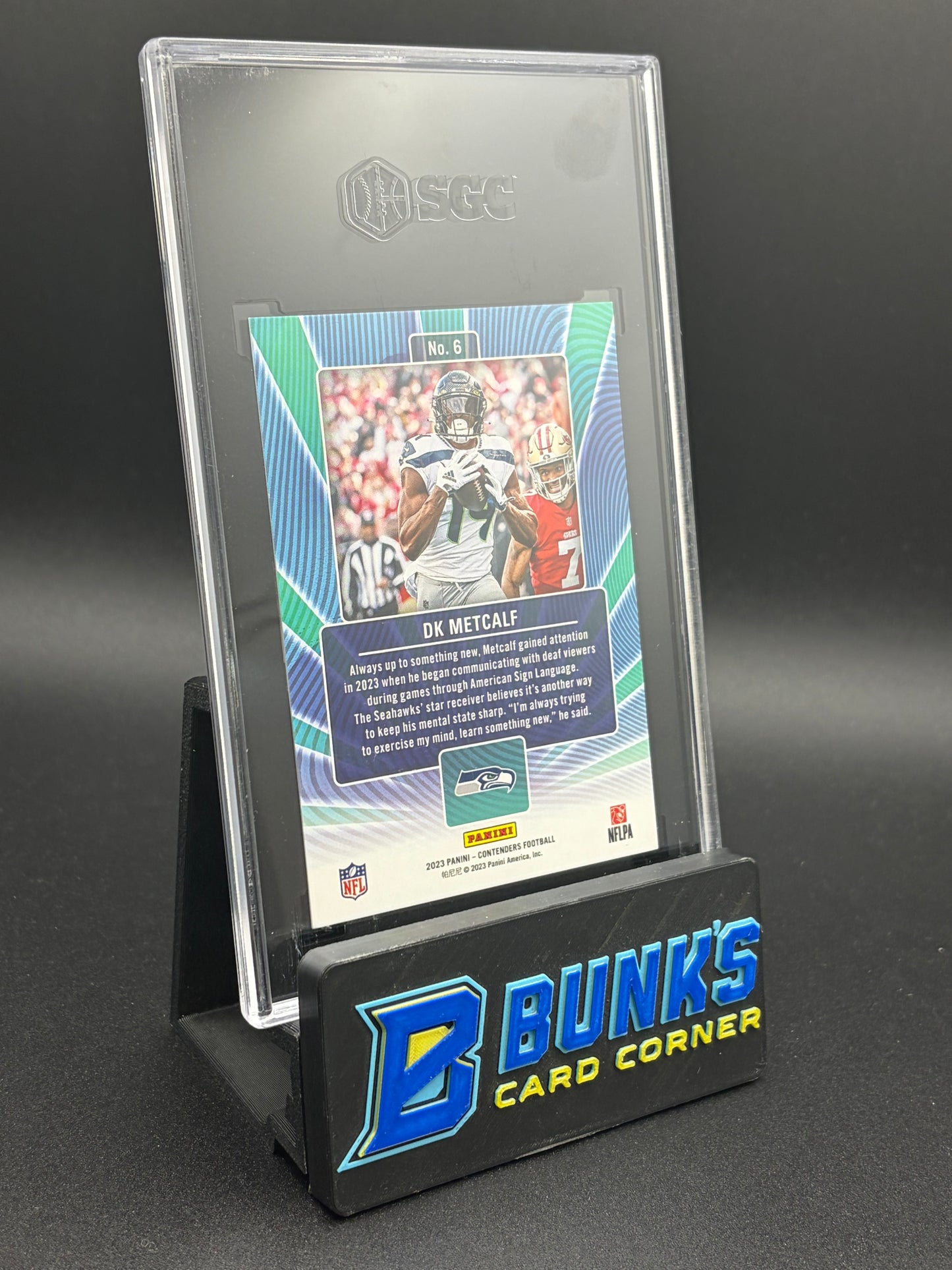 2023 DK Metcalf Winning Ticket Cracked Ice SGC 10 25/25