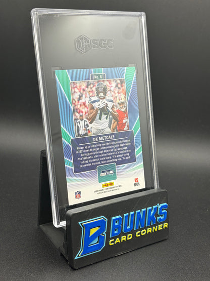 2023 DK Metcalf Winning Ticket Cracked Ice SGC 10 25/25