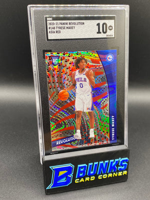 2020-21 Tyrese Maxey Asia Red RC SGC 10