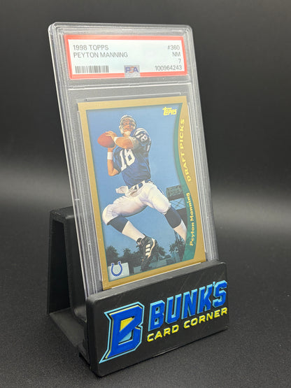 1998 Peyton Manning Topps PSA 7