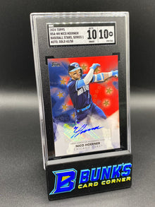 2024 Nico Hoerner Baseball Stars, Series 1 Auto. Gold SGC 10/10 (Box B57)