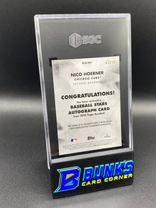 2024 Nico Hoerner Baseball Stars, Series 1 Auto. Gold SGC 10/10 (Box B57)