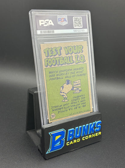 1972 Ken Willard In Action PSA 5