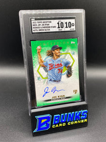 2022 Joe Ryan Rookies & Emerging Stars Auto. Green RC SGC 10/10 (Box B57)