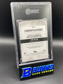 2022 Joe Ryan Rookies & Emerging Stars Auto. Green RC SGC 10/10 (Box B57)