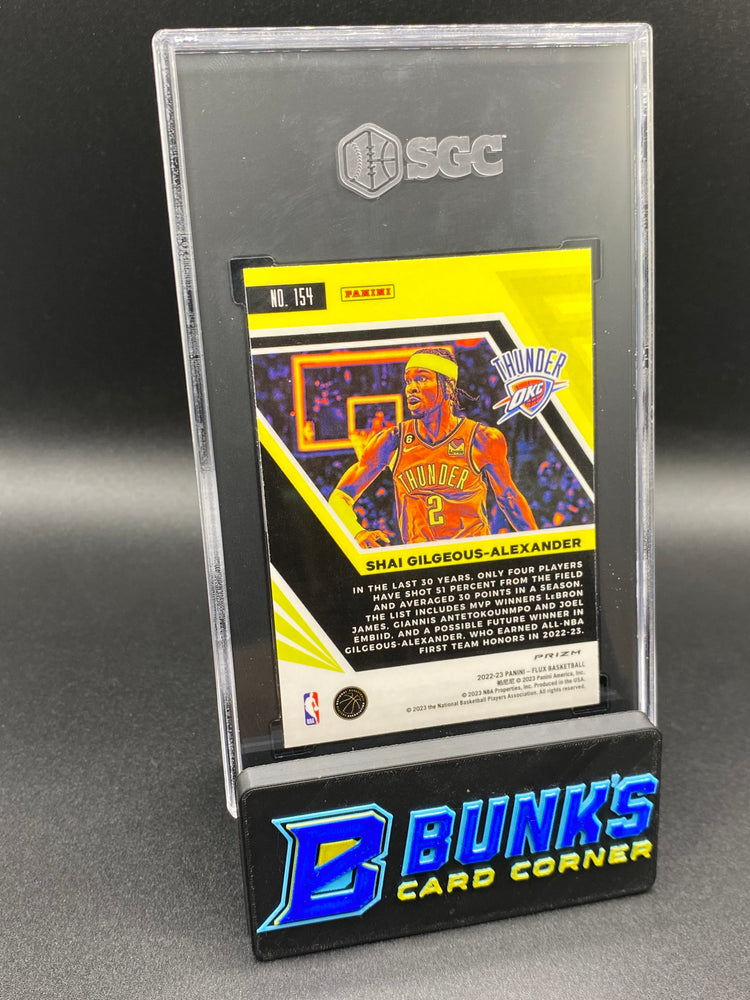 2022-23 Shai Gilgeous-Alexander Silver Prizm SGC 10