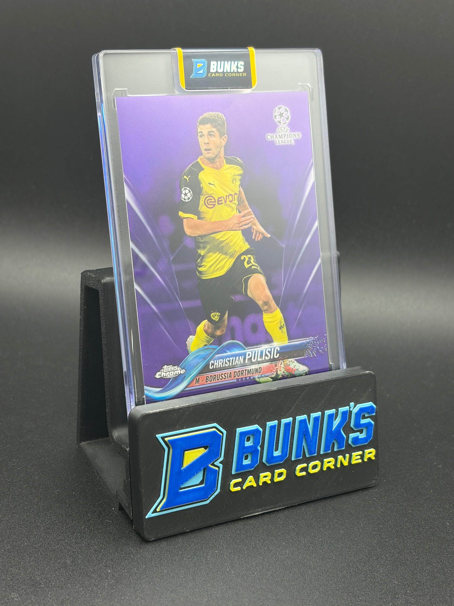 2018 Christian Pulisic Purple Topps Chrome 203/250