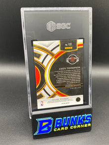2023-24 Amen Thompson Blue Cracked Ice Prizm RC SGC 10 (Box B57)