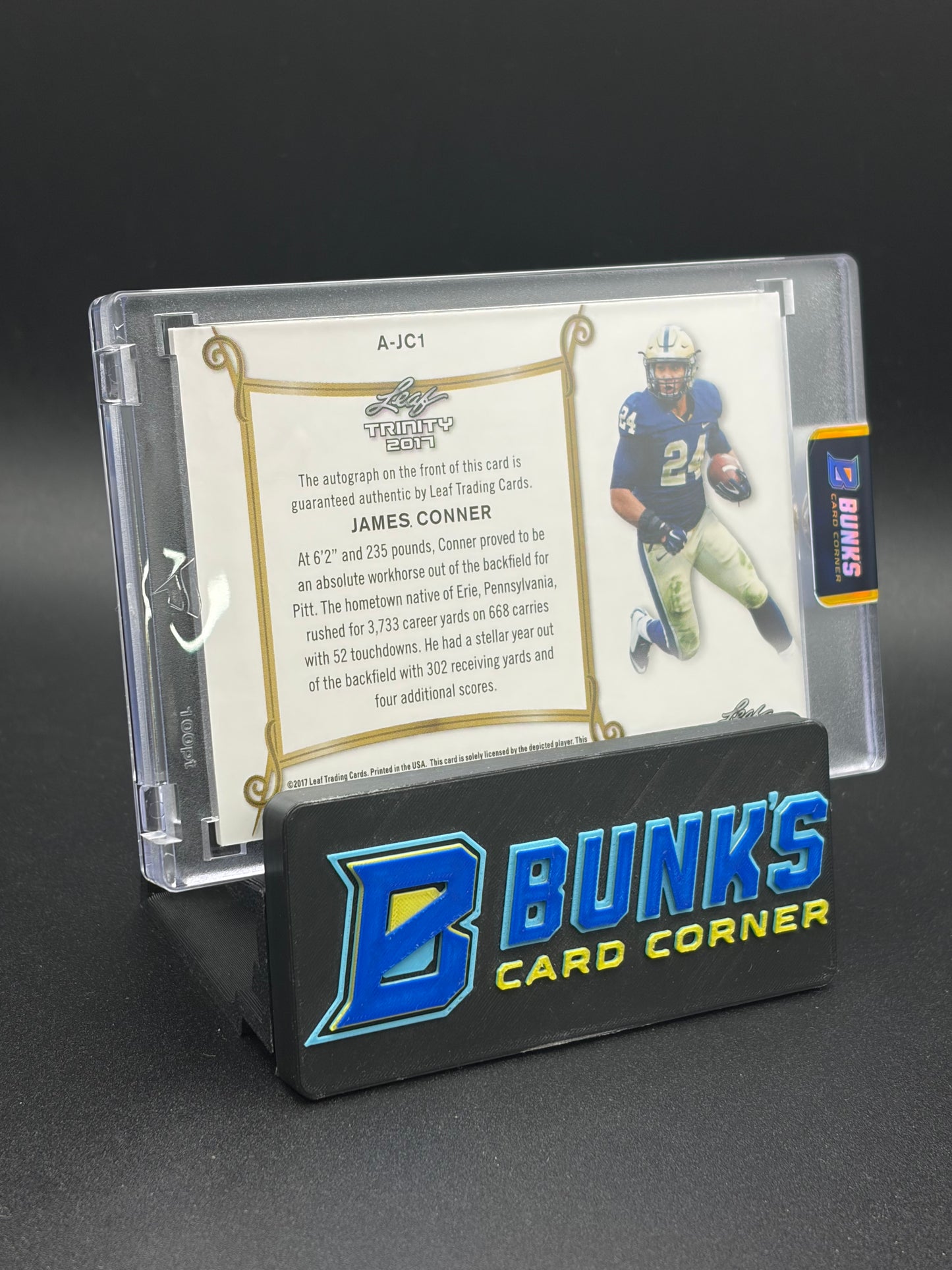 2017 James Conner Leaf Trinity AU Signature 20/25
