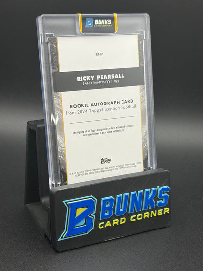 2024 Ricky Pearsall Rookie Auto Inception RC 64/125