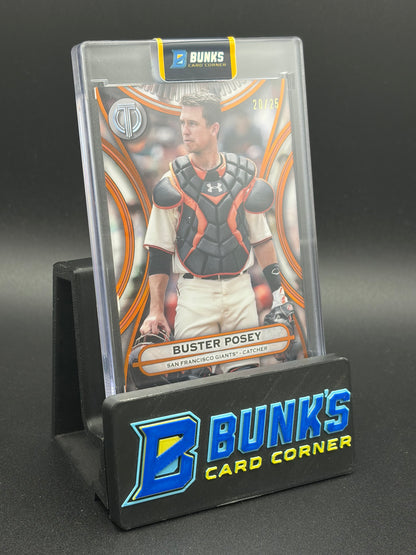 2025 Buster Posey Topps Tribute Orange