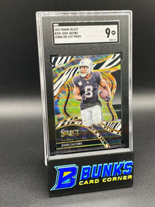 2023 Josh Jacobs Zebra Die-Cut Prizm SGC 9 (Box B58)