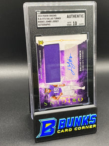 2024 Dallas Turner Rookie Jumbo Jersey Auto. RPA SGC Auto. 10 (Box B58)