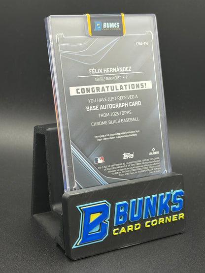 2023 Felix Hernandez Base Auto Chrome Black