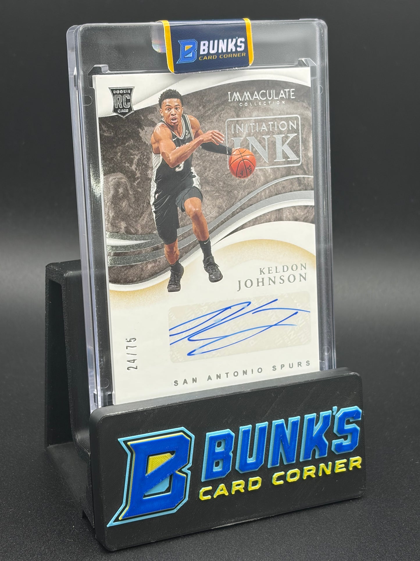 2019-20 Keldon Johnson Immaculate Collection Auto RC 24/75