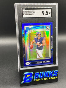 2024 Caleb Williams Blue Hyper Prizm RC SGC 9.5 (Box B58)