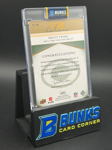 2008 Brett Favre Team Colors Upper Deck Patch 202/299