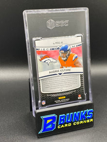 2024 Audric Estime Piece of the Game Sig. Teal RPA SGC 10/9.5 (Box B58)