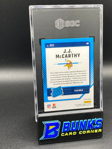 2024 JJ McCarthy Optic Preview Pink Prizm RC SGC 10 (Box B58)