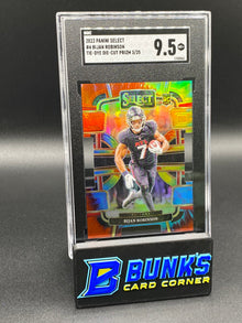 2023 Bijan Robinson Tie-Dye Die-Cut Prizm RC SGC 9.5