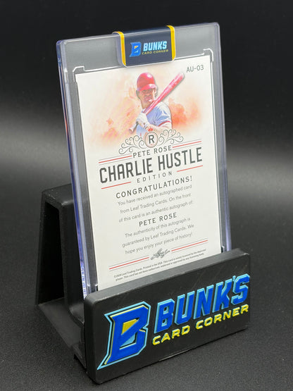 2020 Pete Rose Charlie Hustle Edition Auto