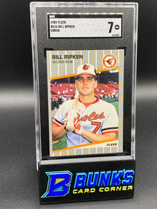 1989 Bill Ripken Error F Face SGC 7 (Box B58)