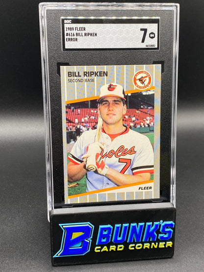 1989 Bill Ripken Error F Face SGC 7 (Box B58)
