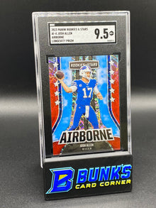 2023 Josh Allen Airborne Longevity Prizm SGC 9.5 (Box B59)