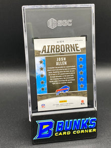 2023 Josh Allen Airborne Longevity Prizm SGC 9.5 (Box B59)