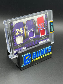 2024 Kobe Bryant & Vince Carter & Jerry Stackhouse Game Used Trios 2/7