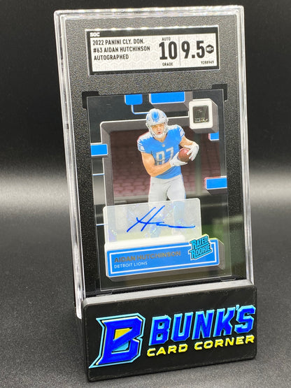 2022 Aidan Hutchinson Auto. RC SGC 10/9.5 (Box B59)