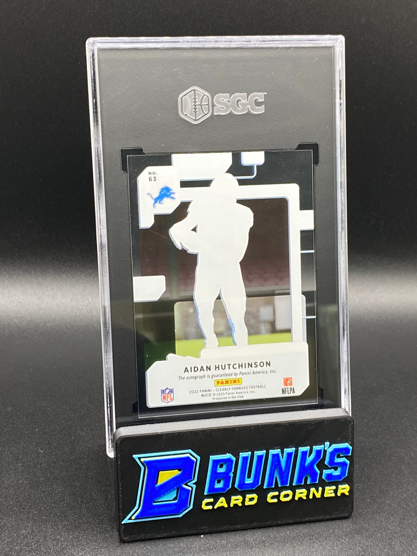 2022 Aidan Hutchinson Auto. RC SGC 10/9.5 (Box B59)
