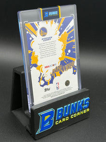 2026 Stephen Curry Hard Wired Blue & Yellow Pixel Burst