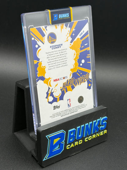 2026 Stephen Curry Hard Wired Blue & Yellow Pixel Burst