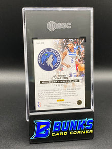 2023-24 Anthony Edwards Double Exposure Amethyst SGC 10 (Box B59)