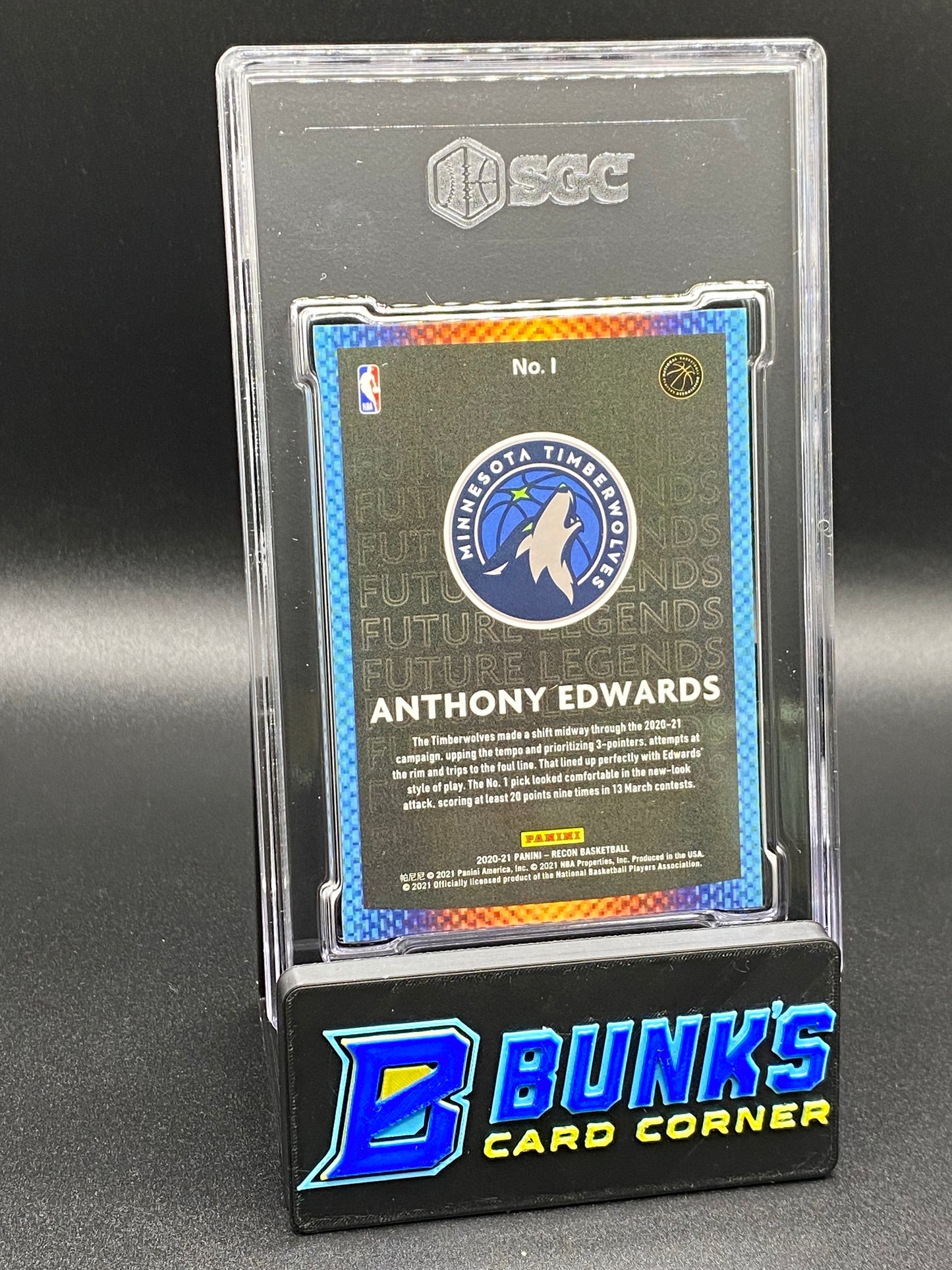 2020-21 Anthony Edwards Future Legends RC SGC 10 (Box B59)