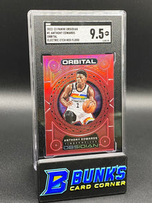 2022-23 Anthony Edwards Orbital Electric Etch Red Flood SGC 9.5 (Box B59)