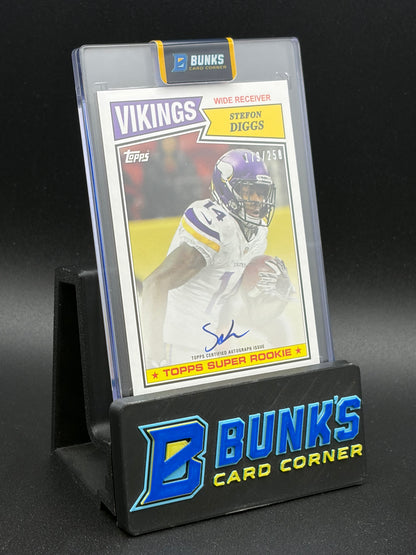 2015 Stefon Diggs Auto Topps Super Rookie 179/250