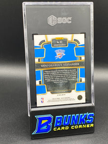 2023-24  Shai Gigeous-Alexander Blue Cracked Ice Prizm SGC 10 (Box B59)