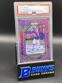 2022 TY Chandler Auto. Purple Power RC PSA 9 (Box B59)