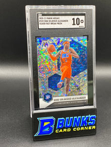 2020-21 Shai Gilgeous-Alexander Silver Fast Break Prizm SGC 10 (Box B59)