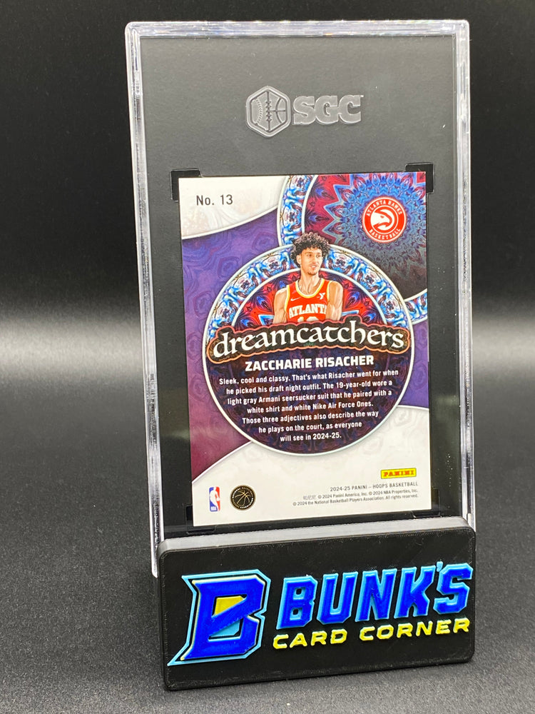2024-25 Zaccharie Risacher Dreamcatchers RC Case Hit SGC 10