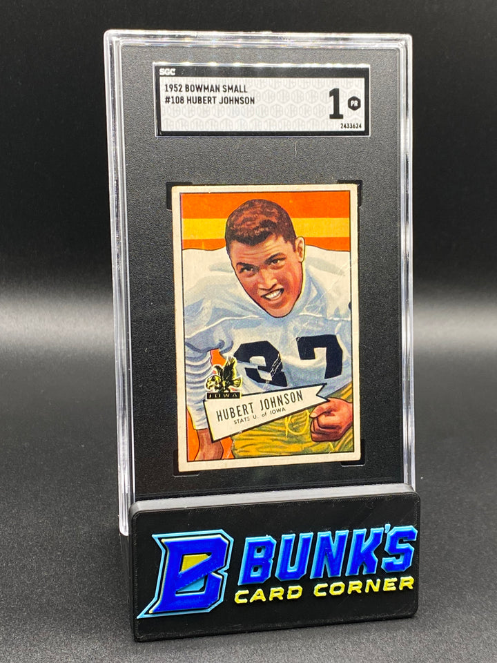 1952 Hubert Johnson SGC 1 (Box B60)