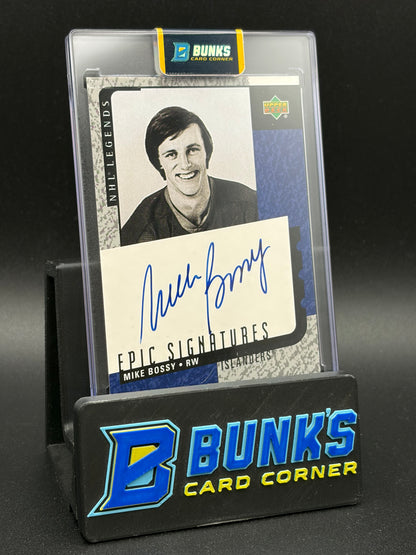 2000 Mike Bossy Epic Signatures Upper Deck