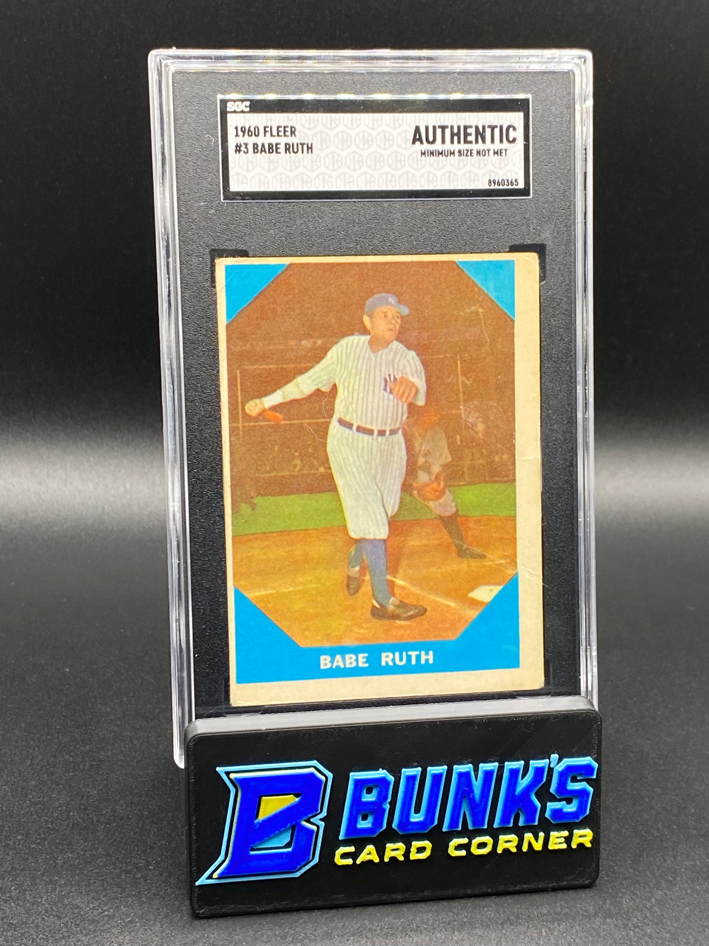 1960 Babe Ruth SGC Authentic (Box B60)