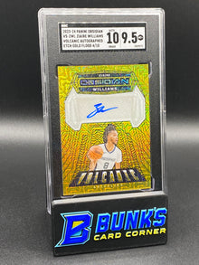 2023-24 Ziaire Williams Volcanic Auto. Etch Gold Flood SGC 10/9.5 (Box B60)